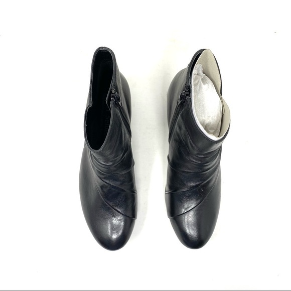 Josef Seibel Women's Amy 07 Ankle Boot black leather side zip - Picture 3 of 8